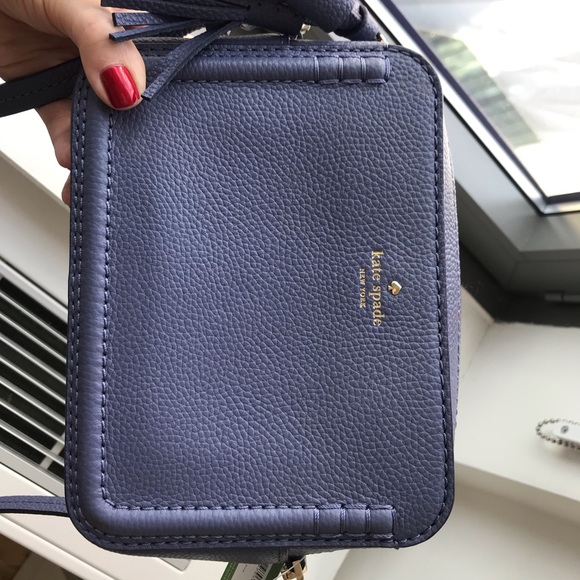 Kate Spade Arla crossbody handbag in Oyster Blue - Picture 3 of 7